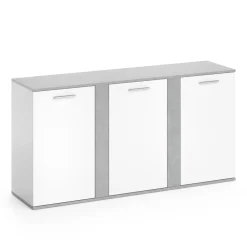 Kommode Novelli Beton 40 x 80 cm mit Türen Vicco