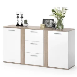 Kommode Novelli Sonoma 40 x 80 cm mit Schubladen Vicco