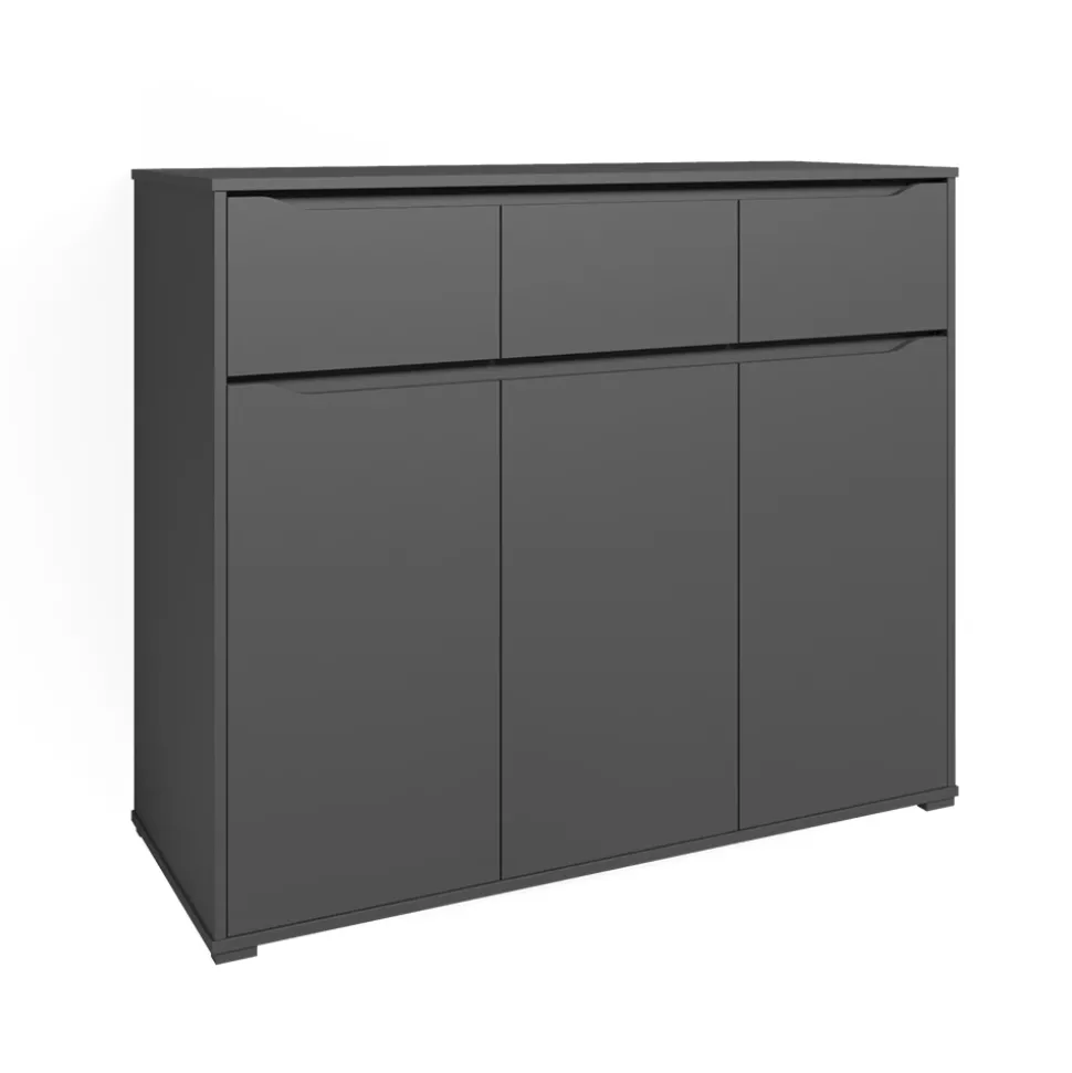 Kommode Ruben Anthrazit 48 x 101.6 cm Vicco