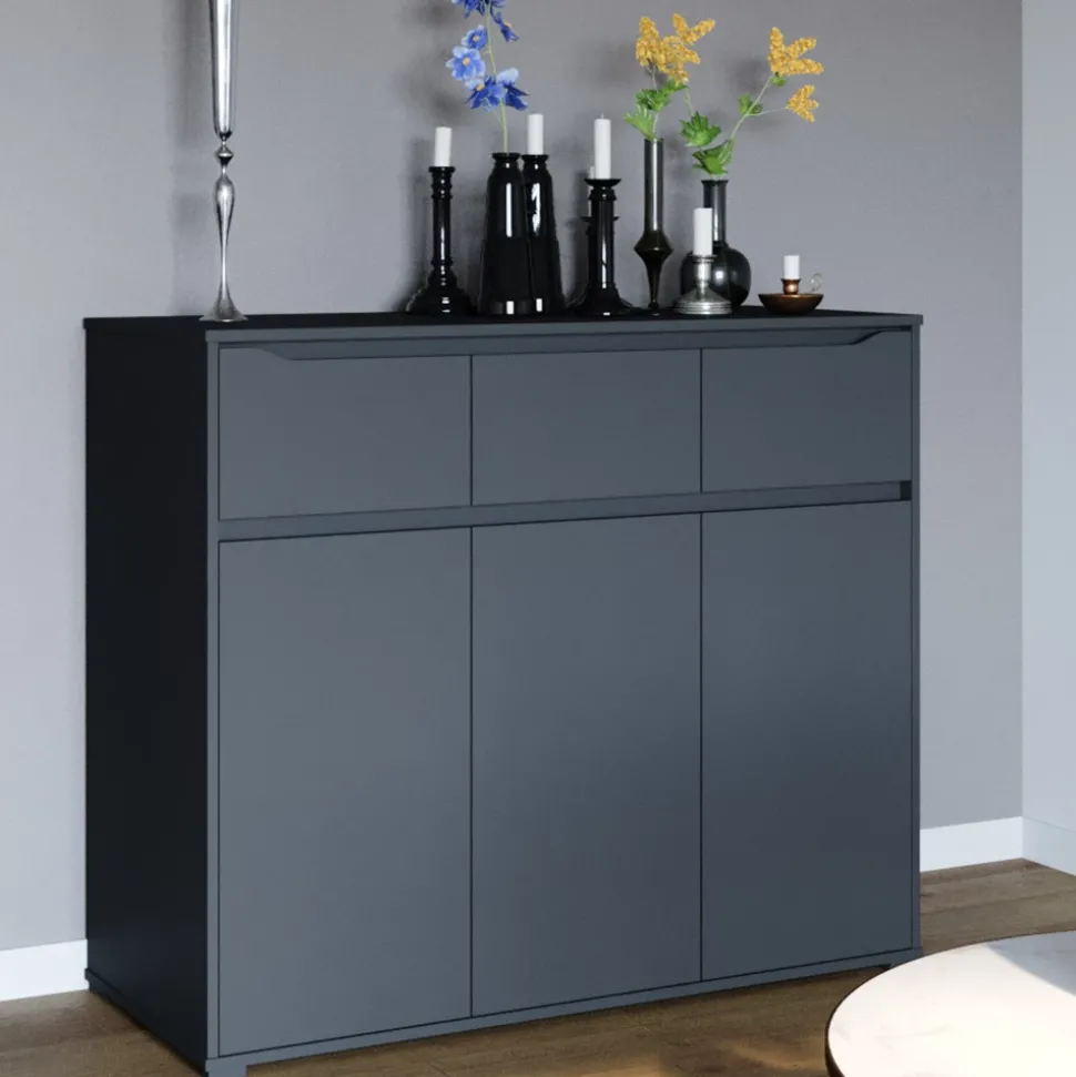 Kommode Ruben Anthrazit 48 x 101.6 cm Vicco