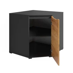 Kommode Ruben Goldkraft Eiche 78 x 76.6 cm mit Türen Vicco