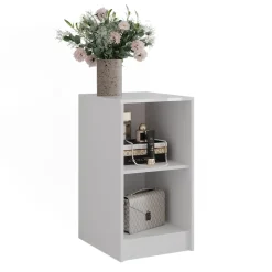 Kommode Sherry Weiß/Weiß Hochglanz 40.2 x 76 cm Vicco