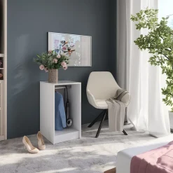 Kommode Sherry Weiß/Weiß Hochglanz 40.2 x 76 cm Vicco