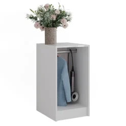 Kommode Sherry Weiß/Weiß Hochglanz 40.2 x 76 cm Vicco