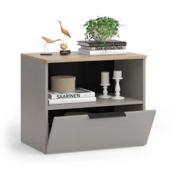 Kommode Wido Greige 60 x 50 cm mit klappe Vicco