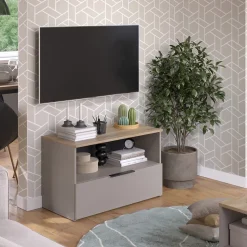 Kommode Wido Greige 80 x 50 cm mit 1 geschlossenem Fach Vicco