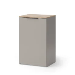 Kommode Wido Greige 50 x 80 cm mit Regal Vicco