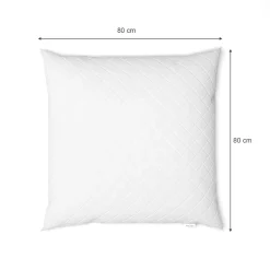 Kopfkissen Weiß 80 x 80 cm 2er Set Vitalispa
