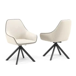 Loungesessel Eleganza Beige 2er Set Vicco