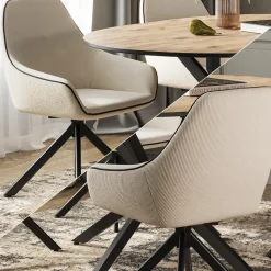 Loungesessel Eleganza Beige 60 x 89 cm Vicco