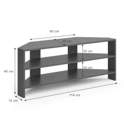 Lowboard Anthrazit 114 x 45 cm Vicco
