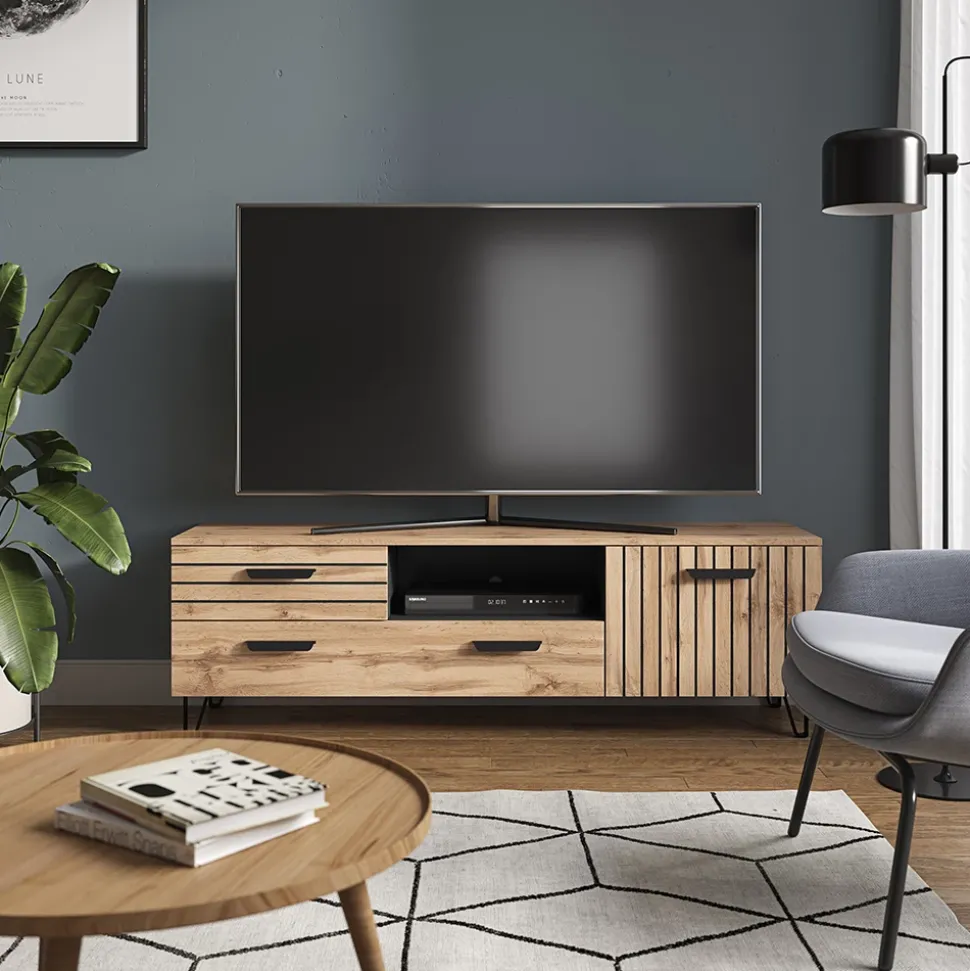 Lowboard Amber Eiche 150 x 48.5 cm Vicco