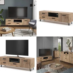 Lowboard Amber Eiche 150 x 48.5 cm Vicco