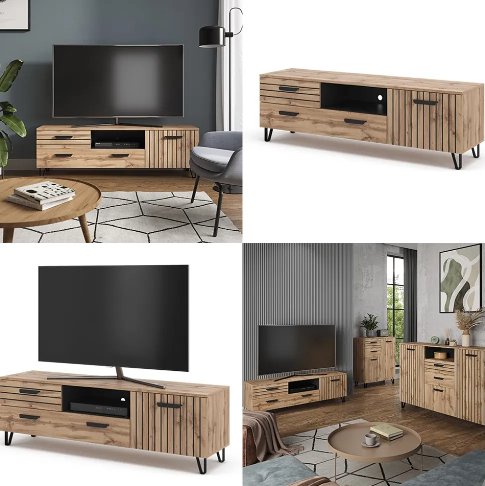 Lowboard Amber Eiche 150 x 48.5 cm Vicco