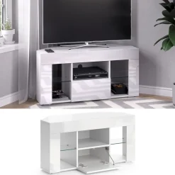 Lowboard Denver Weiß 100 x 50 cm Vicco