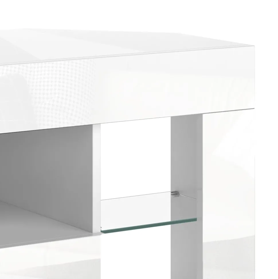 Lowboard Denver Weiß 100 x 50 cm Vicco