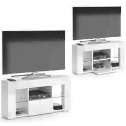 Lowboard Denver Weiß 100 x 50 cm Vicco