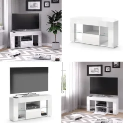 Lowboard Denver Weiß 100 x 50 cm Vicco