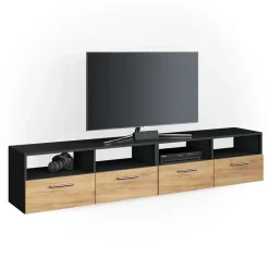 Lowboard Diego Anthrazit 190 x 38 cm Vicco