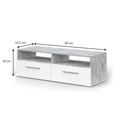 Lowboard Diego Beton 95 x 38 cm Vicco