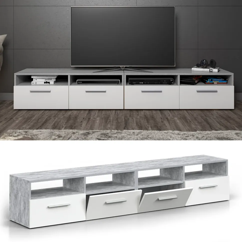 Lowboard Diego Beton 190 x 38 cm Vicco