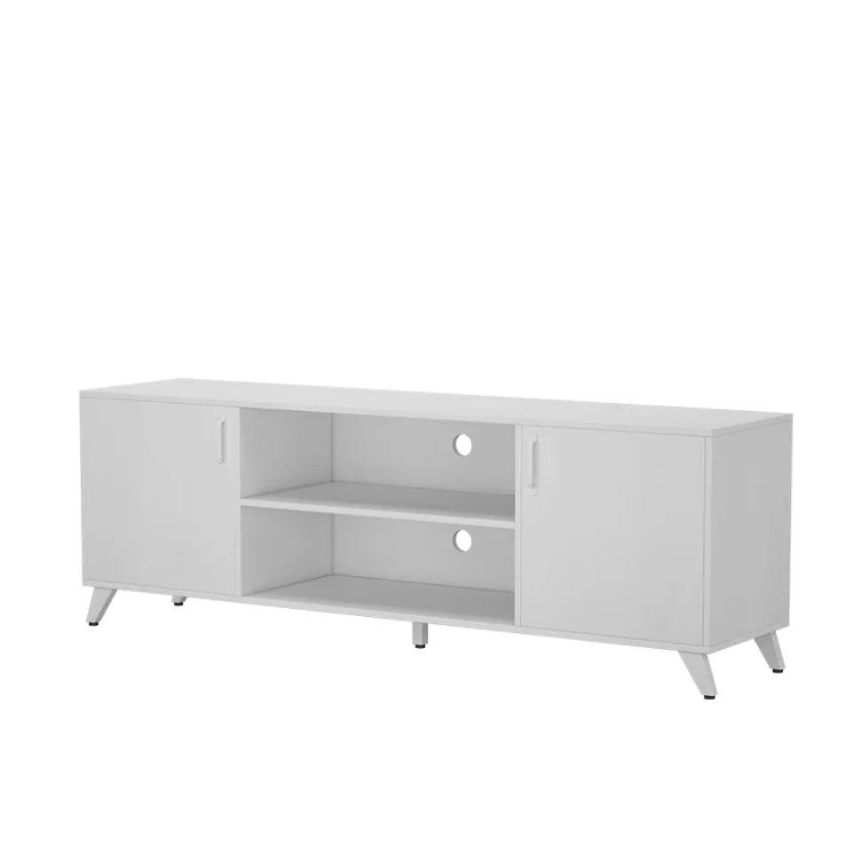 Lowboard Maceio Weiß 160 x 54.5 cm mit 2 Türen Vicco