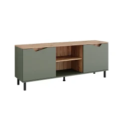 Lowboard Marelle Grün/Artisan 150 x 60 cm mit 2 Türen Vicco