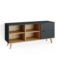 Lowboard Nautica Anthrazit 134 x 61 cm Vicco