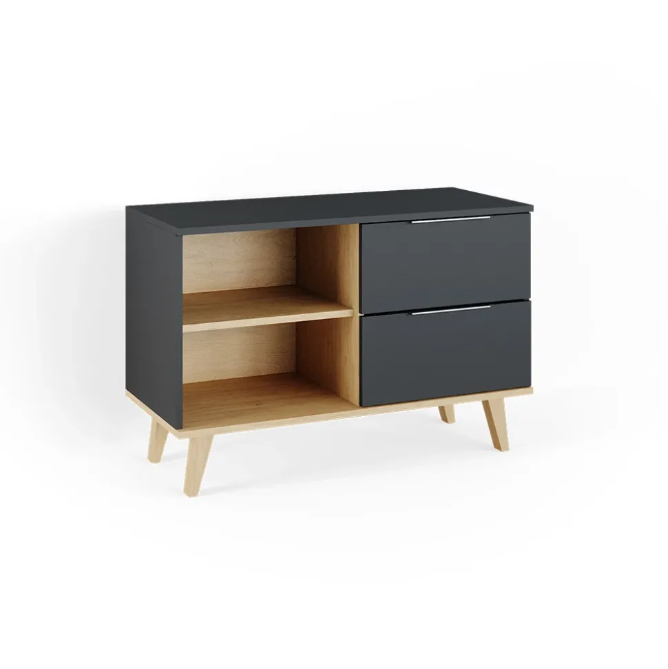 Lowboard Nautica Anthrazit 90 x 61 cm Vicco