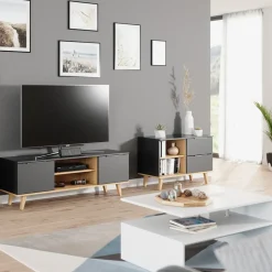 Lowboard Nautica Anthrazit 90 x 61 cm Vicco