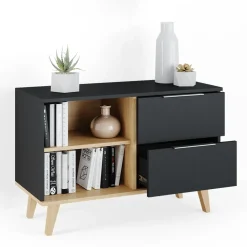 Lowboard Nautica Anthrazit 90 x 61 cm Vicco