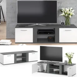 Lowboard Novelli Anthrazit 155 x 41 cm Vicco