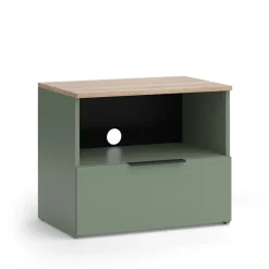 Lowboard Wido Grün 60 x 50 cm mit Schublade Vicco