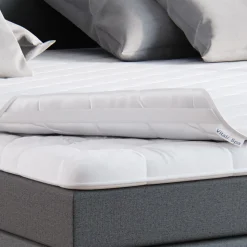 Matratzenschoner Weiß 140 x 200 cm Versteppung Vitalispa