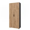 Mehrzweckschrank Frank Anthrazit/Goldkraft Eiche 80 x 183.8 cm Vicco