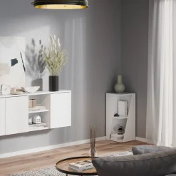 Midischrank Benno Weiß 31.6 x 70.5 cm mit offenen Ablagen Vicco