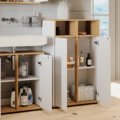 Midischrank Didi Weiß/Artisan 60 x 97 cm mit 2 Türen Vicco