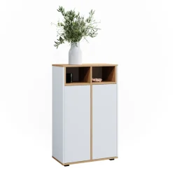 Midischrank Didi Weiß/Artisan 60 x 97 cm mit 2 Türen Vicco