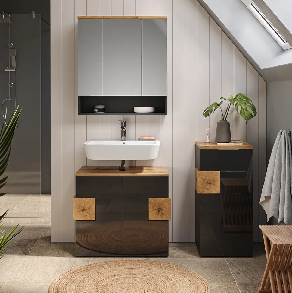 Midischrank Eden Anthrazit 40 x 84 cm Vicco