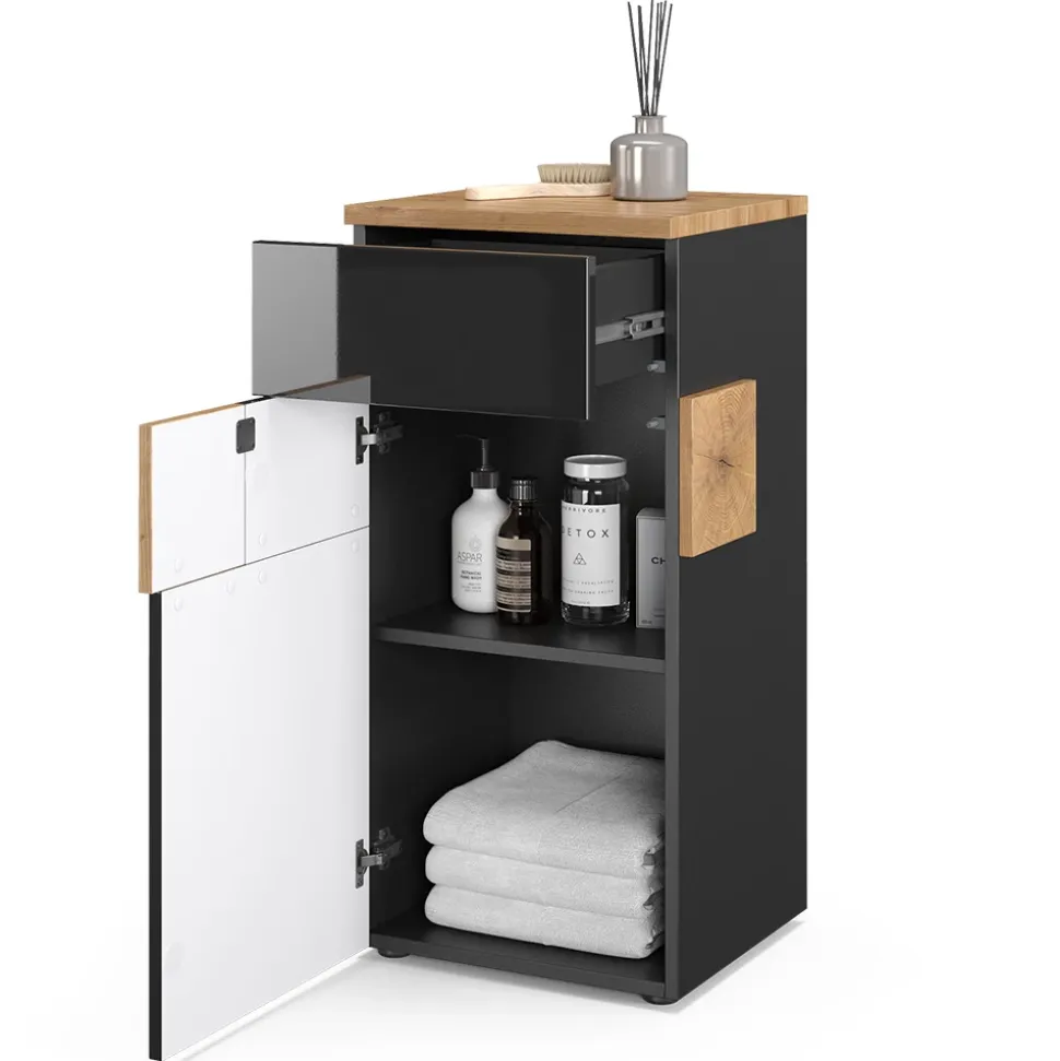 Midischrank Eden Anthrazit 40 x 84 cm Vicco