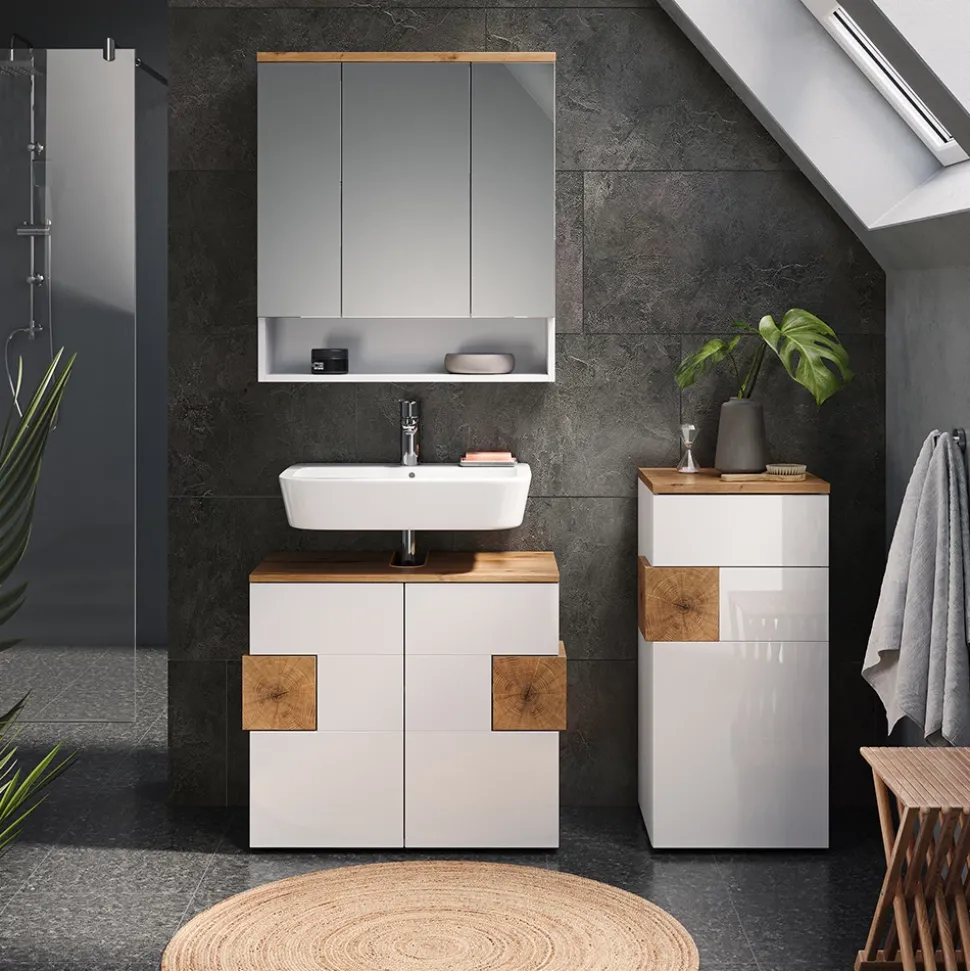 Midischrank Eden Weiß 40 x 84 cm Vicco