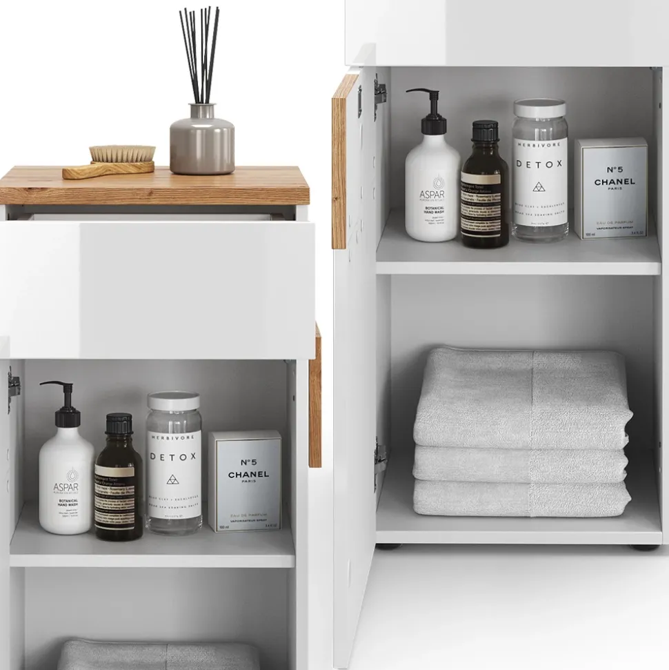 Midischrank Eden Weiß 40 x 84 cm Vicco