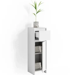 Midischrank Emma Weiß 30 x 95 cm Vicco