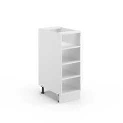 Midischrank Fame-Line Weiß 30 x 82 cm ohne Arbeitsplatte Vicco