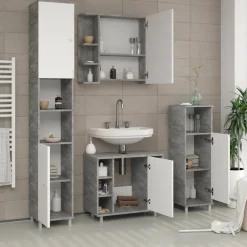 Midischrank Fynn Beton 30 x 95 cm Vicco