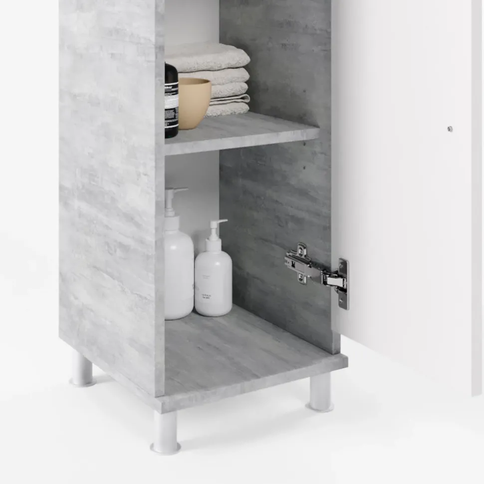 Midischrank Fynn Beton 30 x 95 cm Vicco