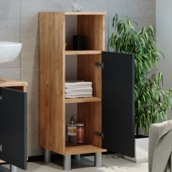 Midischrank Fynn Eiche 30 x 95 cm Vicco