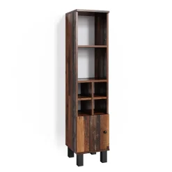 Midischrank Fynn Eiche rustikal 30 x 130.6 cm kleine Tür Vicco