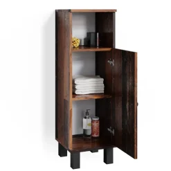 Midischrank Fynn Eiche rustikal 30 x 95 cm Vicco