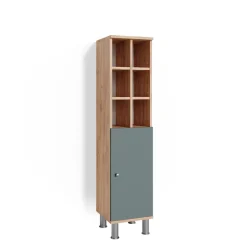 Midischrank Fynn Grün 30 x 130.6 cm große Tür Vicco